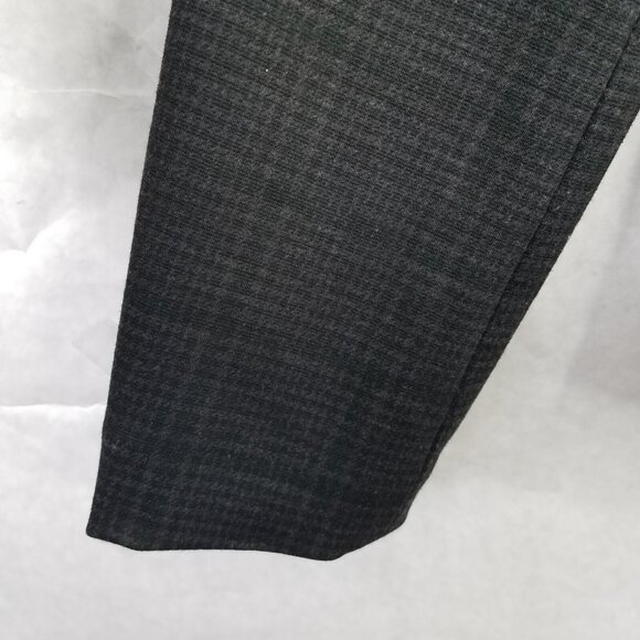 Amanda + Chelsea Blazer Women's S Plaid Stretch Knit Notch Collar Covered Button - Picture 7 of 16